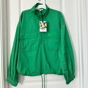 DVF x Target - Nylon Packable Long Sleeve Half Zip Jacket - XXS NWT